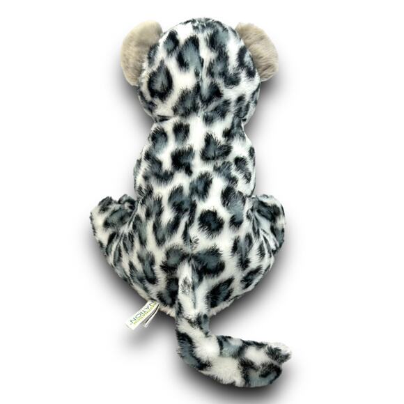 Aurora Destination Nation Snow Leopard Stuffed Animal Plush Sitting 11 Inches - Picture 3 of 6